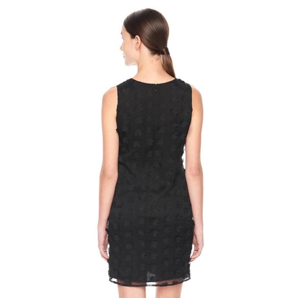 Karl Lagerfeld Novelty 3d Chiffon Shift Dress - Picture 2 of 4